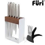 Furi Pro 7 piece Limited Edition White knife Block Set 