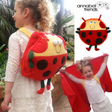 Children's LadyBug Backpack & Blanket - Annabel Trends