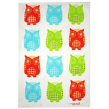 Annabel Trends OWL Linen Tea Towel