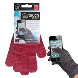 Touch Screen Gloves - Red Large
