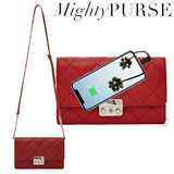 Mighty Purse Quilted Wallet Bag - Red