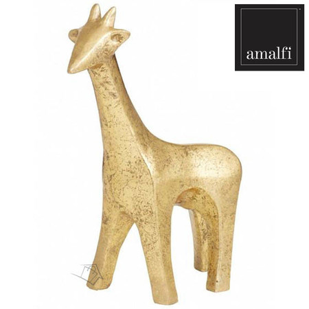 Amalfi Luke the Giraffe Gold Sculpture
