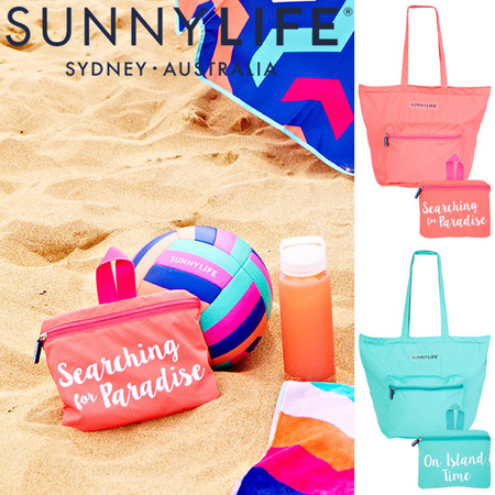 SunnyLife Fold Out Travel Shopping Bag